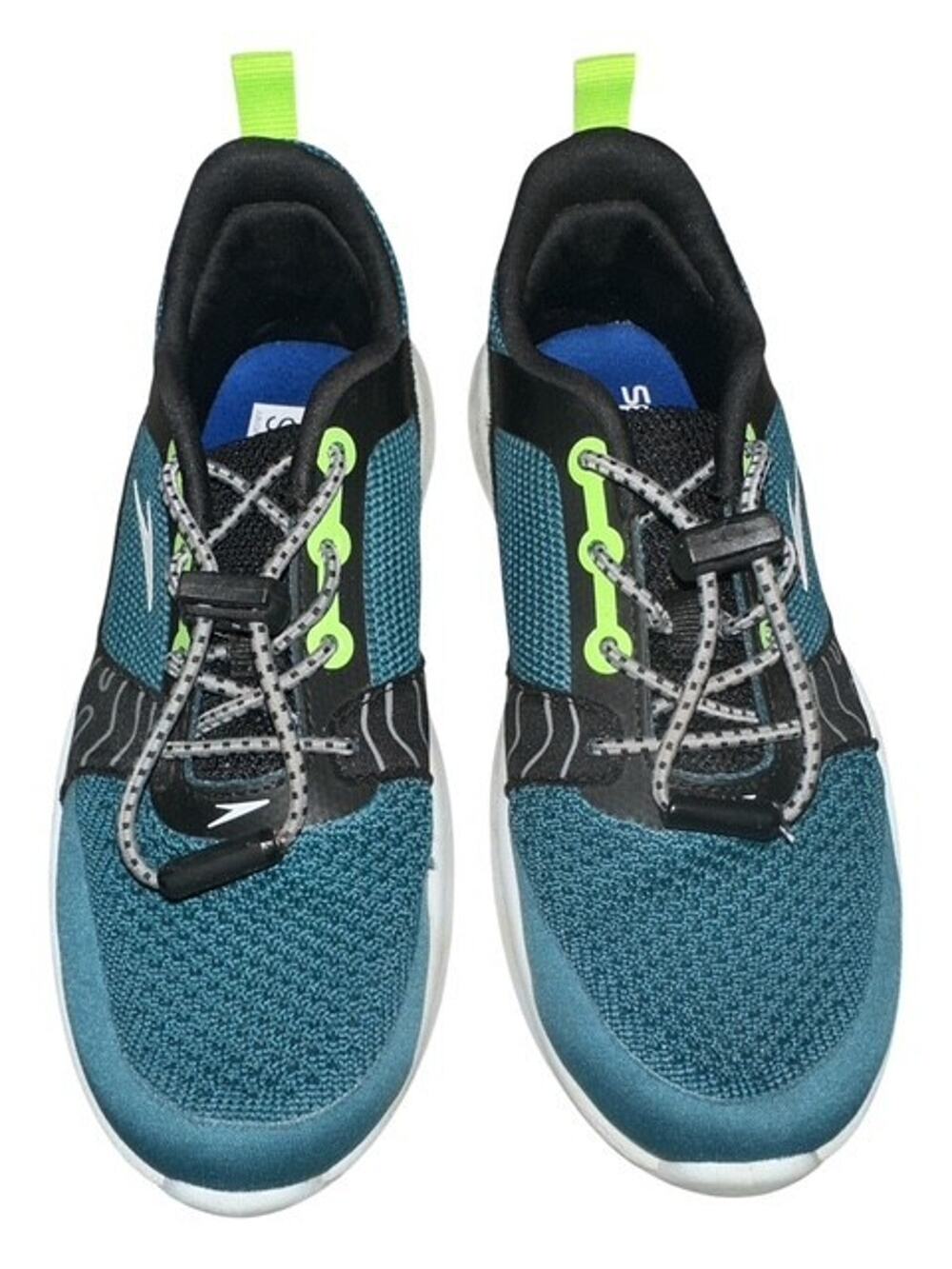 Speedo Kids Small 13 - 1 Junior Hybrid Water Shoes Surfwalker Beach Blue Black